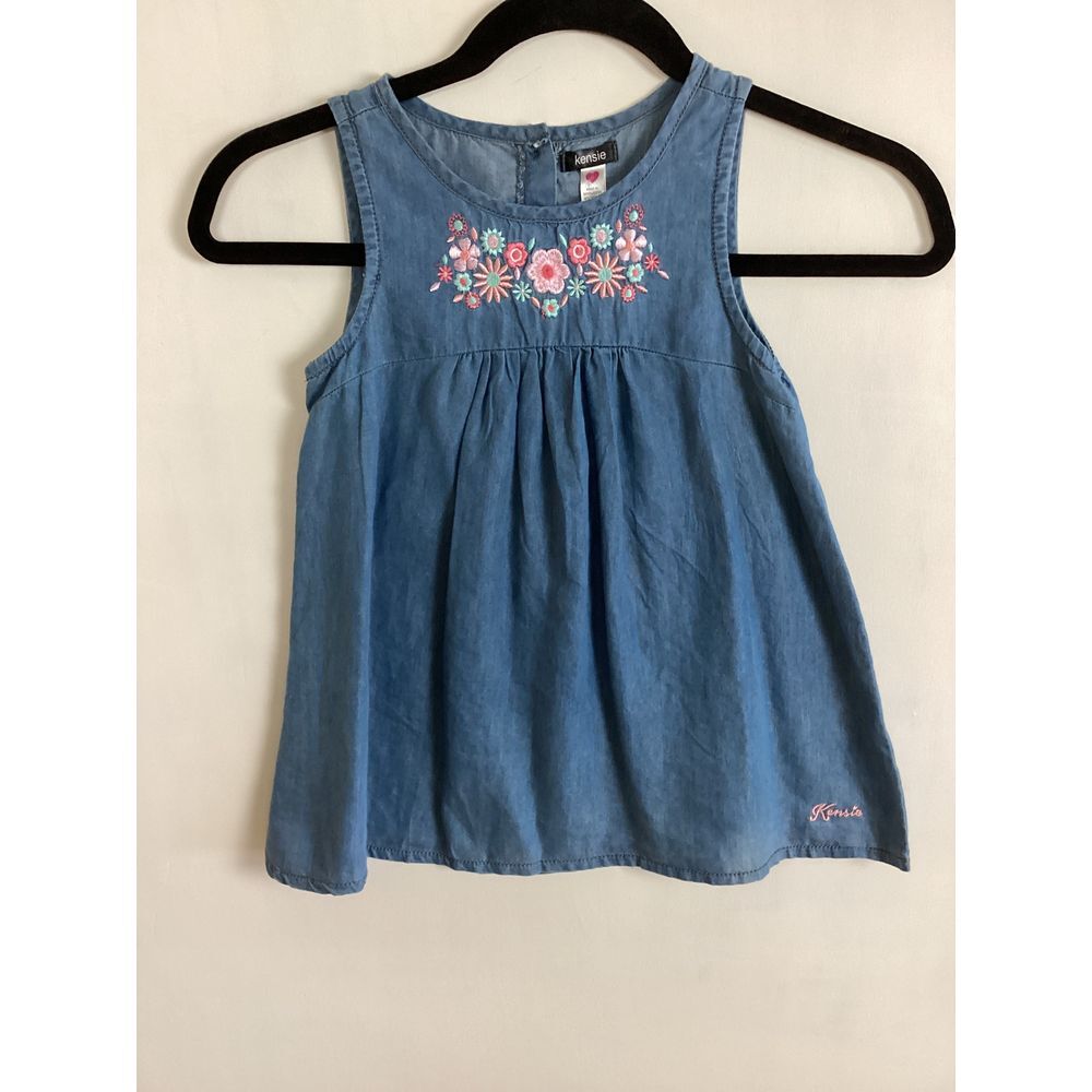 Kensie Top Girls 6 Forever Blue NWT